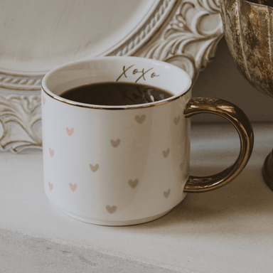 Hearts Coffee Mug - The Bronze Butterfly