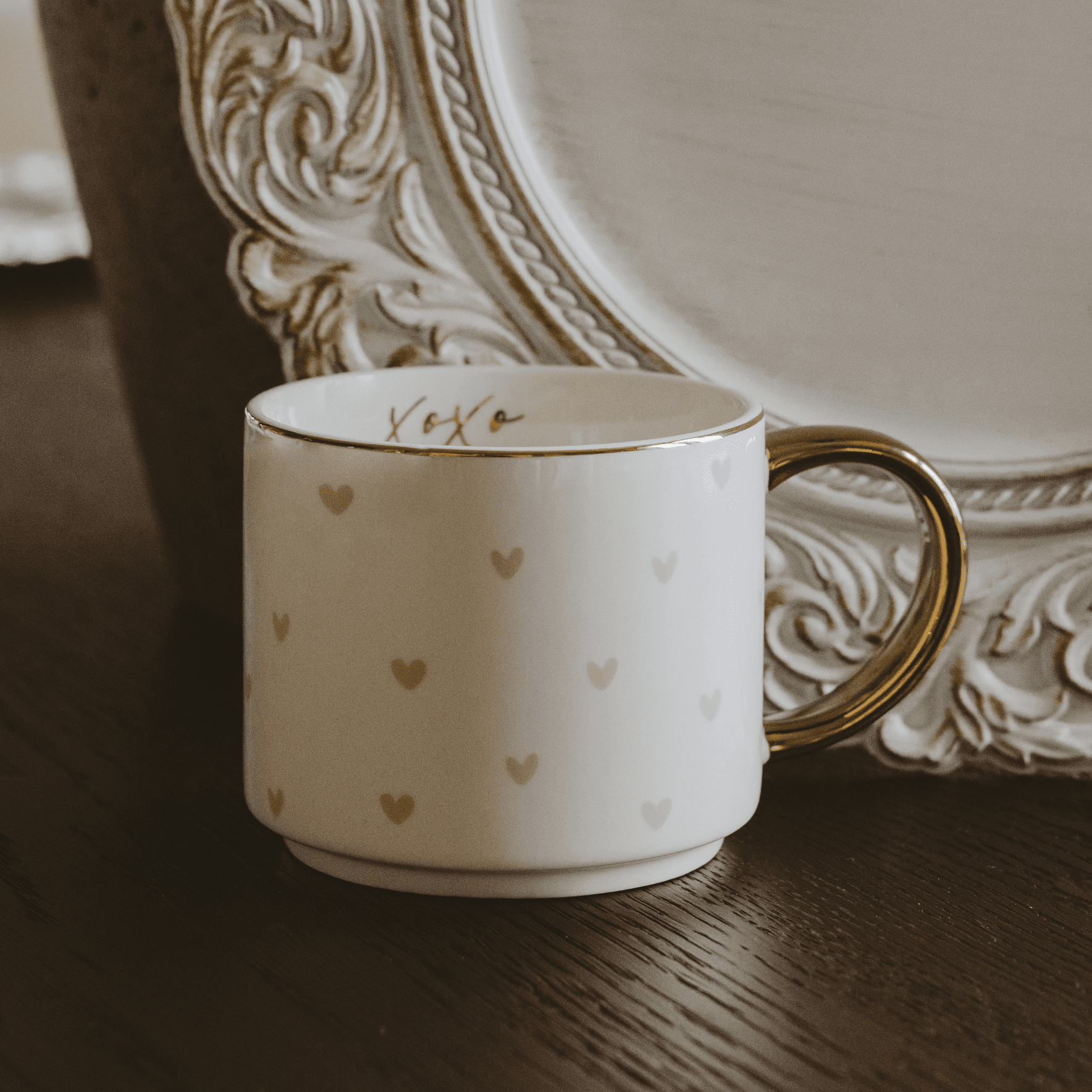 Hearts Coffee Mug - The Bronze Butterfly