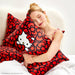 Hello Kitty x Kitsch Pillowcase - Kitty in a Sea of Bows - The Bronze Butterfly