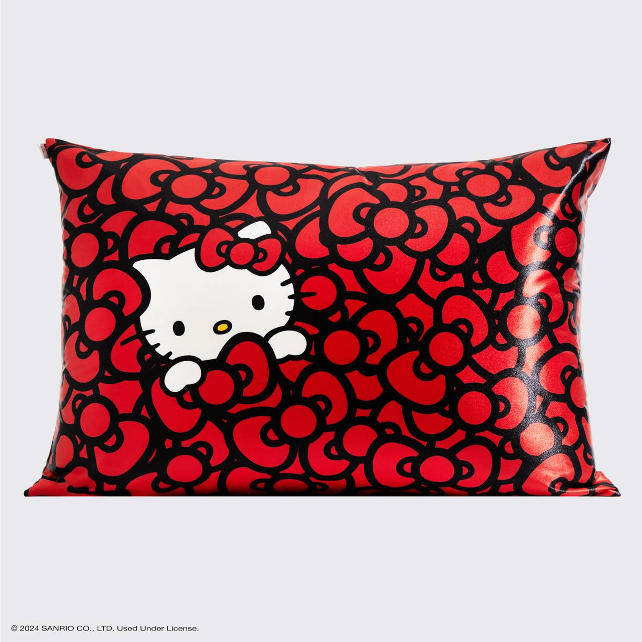 Hello Kitty x Kitsch Pillowcase - Kitty in a Sea of Bows - The Bronze Butterfly