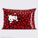 Hello Kitty x Kitsch Pillowcase - Kitty in a Sea of Bows - The Bronze Butterfly