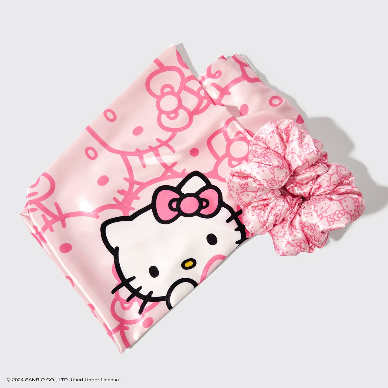 Hello Kitty x Kitsch Satin Pillowcase & Pillow Scrunchie Set - The Bronze Butterfly