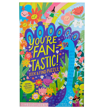 Hello!Lucky You're Fantastic! Seek & Find Puzzle - The Bronze Butterfly