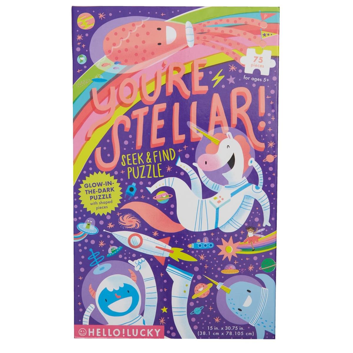 Hello!Lucky You're Stellar! Seek & Find Puzzle - The Bronze Butterfly