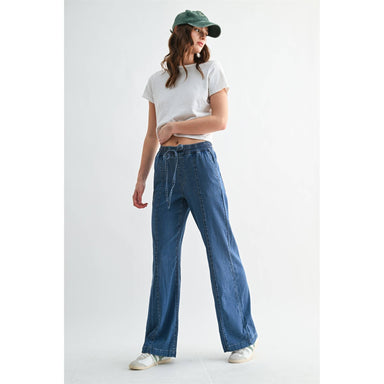 HIGH - RISE WIDE JOGGERS - The Bronze Butterfly