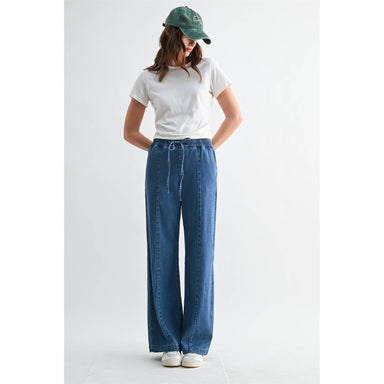 HIGH - RISE WIDE JOGGERS - The Bronze Butterfly