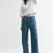 High Rise Wide Leg Side Panel Jeans | Mica Denim - The Bronze Butterfly
