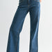 High Rise Wide Leg Side Panel Jeans | Mica Denim - The Bronze Butterfly