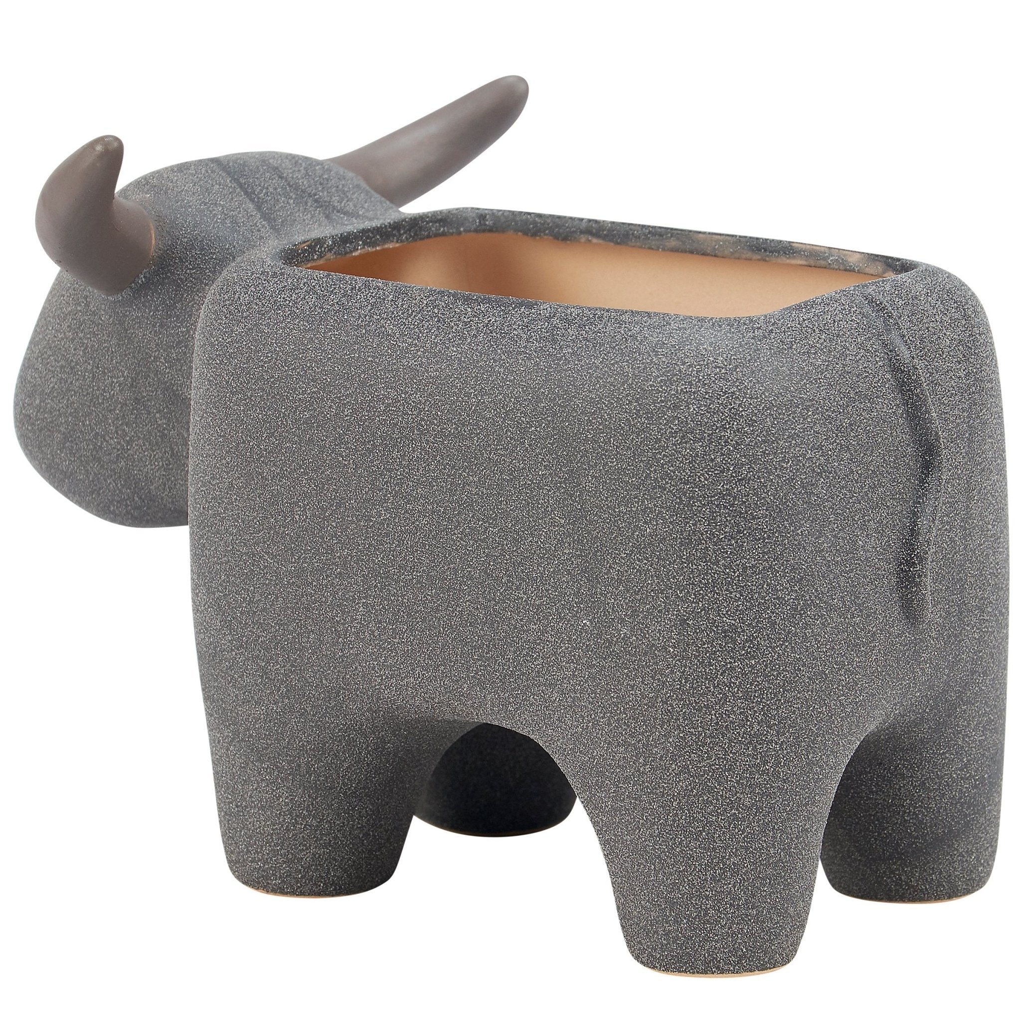 Highland Cow Planter - The Bronze Butterfly