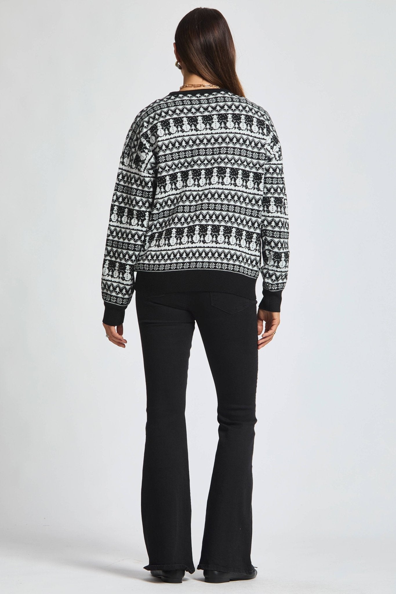 Holiday Snowman Sweater - The Bronze Butterfly