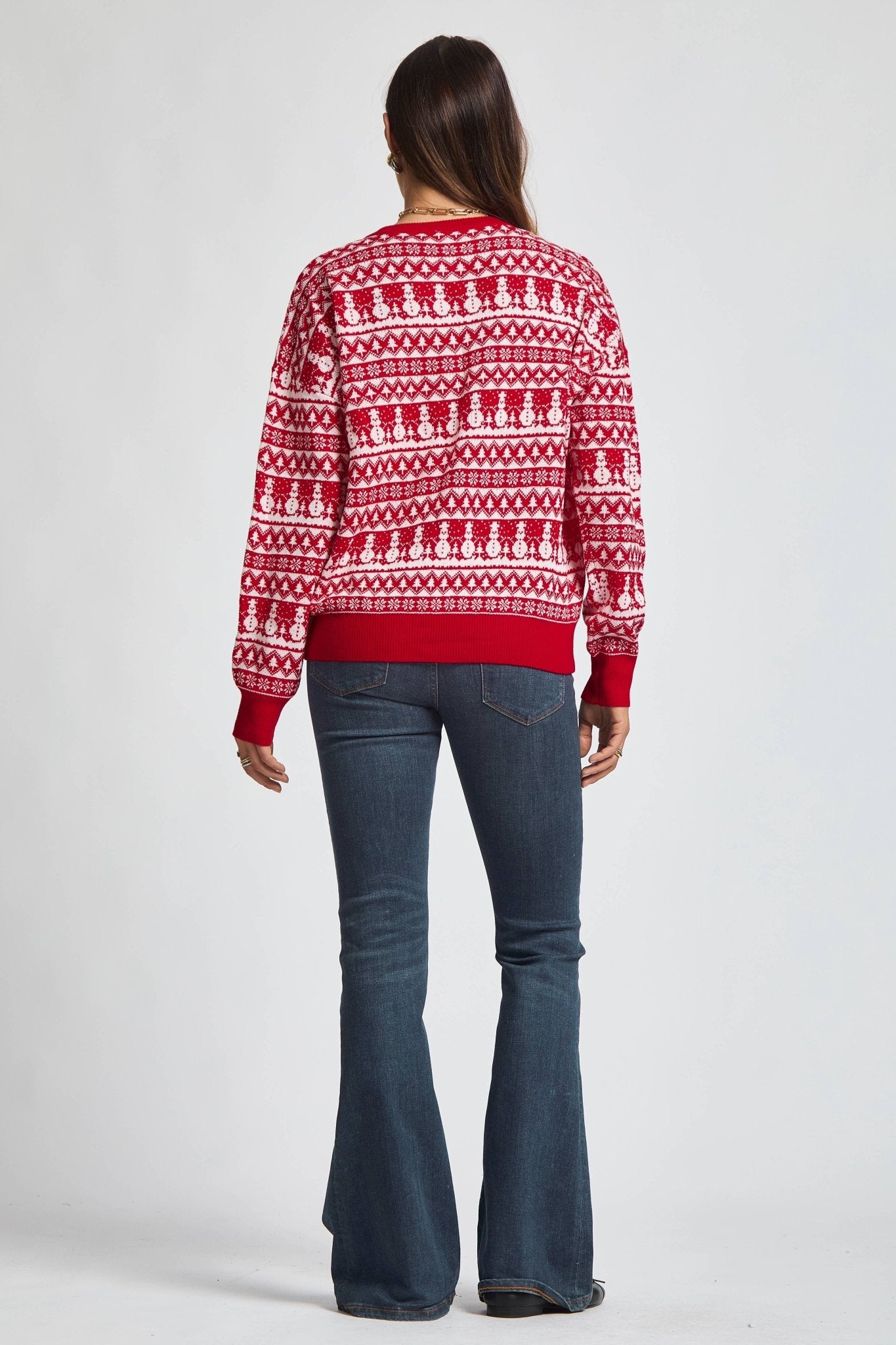 Holiday Snowman Sweater - The Bronze Butterfly