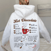 Hot Chocolate Recipe Christmas Embroider Hoodie - The Bronze Butterfly