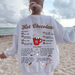 Hot Chocolate Recipe Christmas Embroider Sweatshirt - The Bronze Butterfly