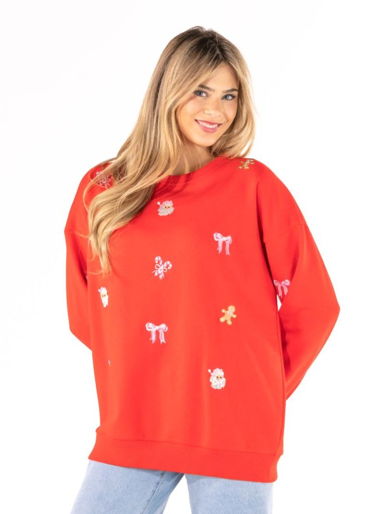 Simply Southern Holiday Embroidered Crew