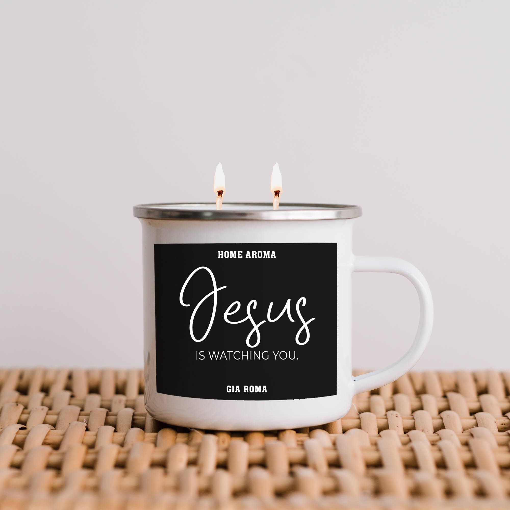 I Love You Candle Mug - The Bronze Butterfly