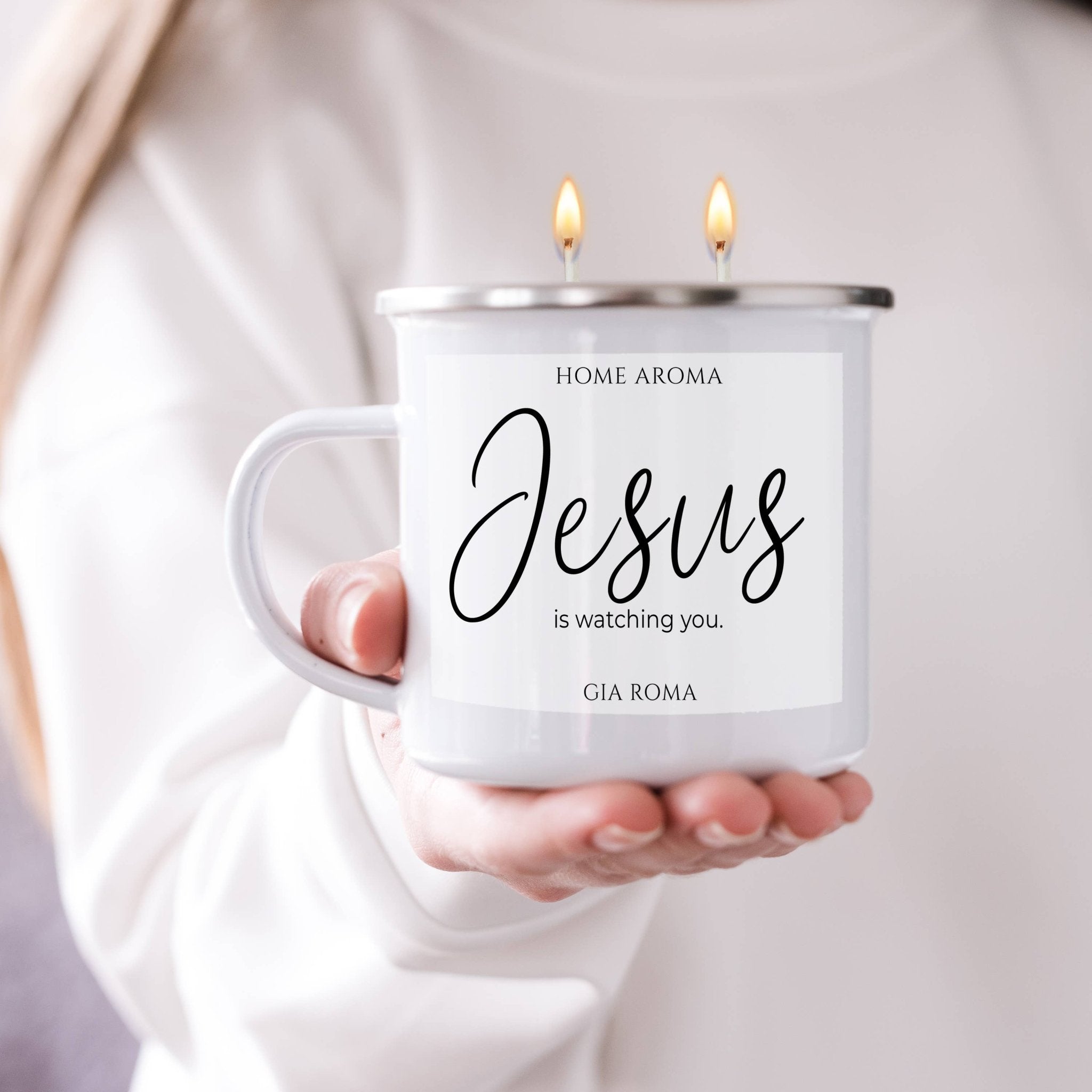 I Love You Candle Mug - The Bronze Butterfly