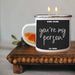 I Love You Candle Mug - The Bronze Butterfly