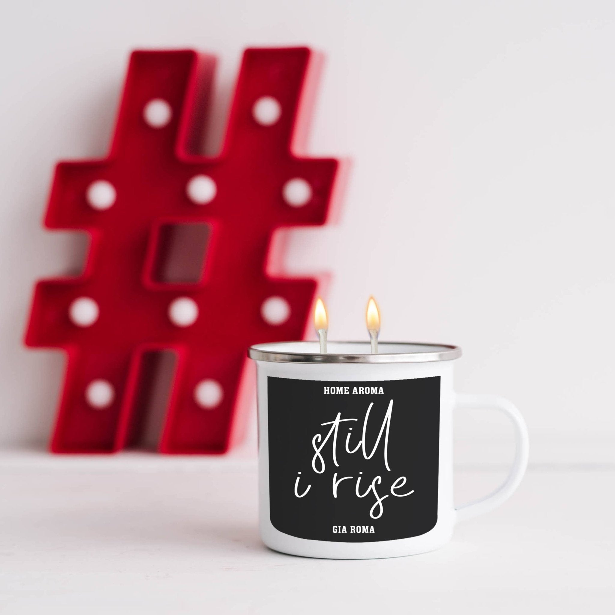 I Love You Candle Mug - The Bronze Butterfly
