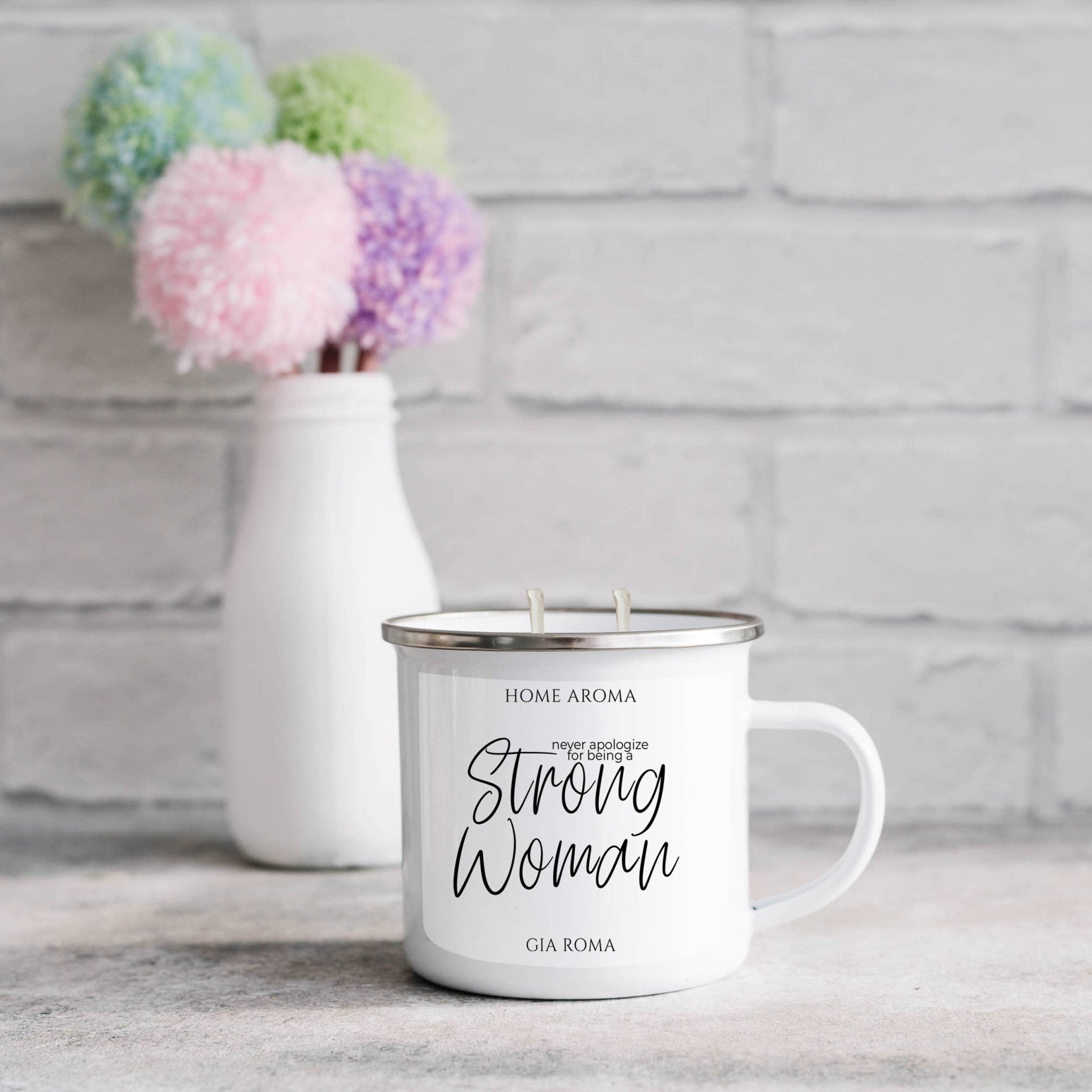 I Love You Candle Mug - The Bronze Butterfly