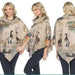 Inoah Puddles & Waddles Brushed Mocha Poncho - One Size - The Bronze Butterfly