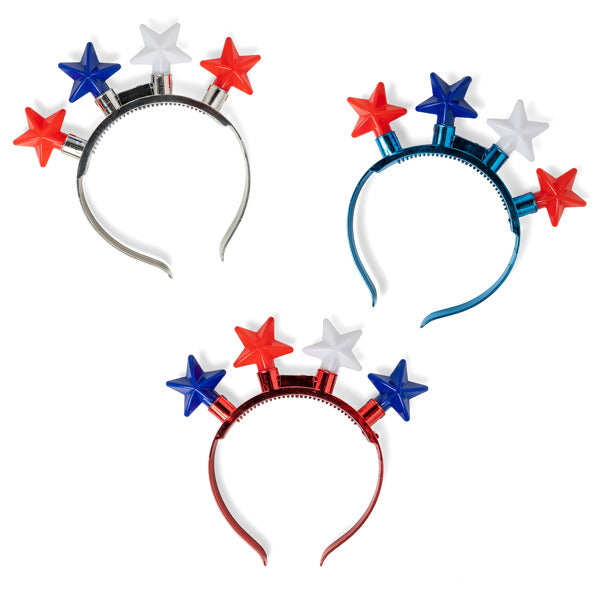 Patriot Pride Flashing Star Headband