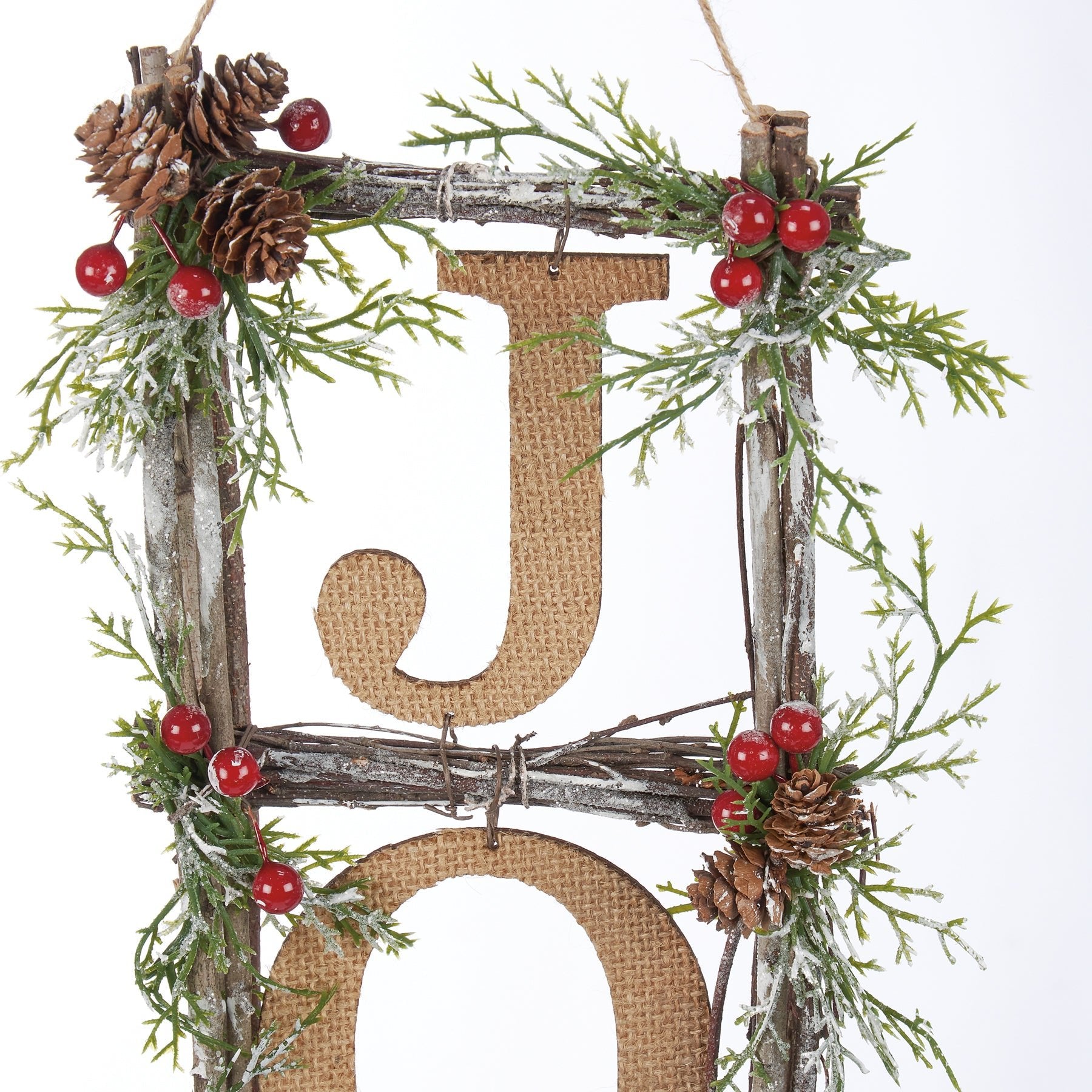 JOY PINE WALL DECOR - The Bronze Butterfly