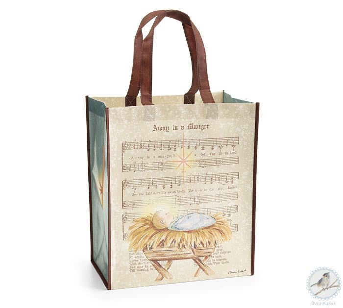 JOYFUL MELODY NATIVITY POLY TOTE - The Bronze Butterfly