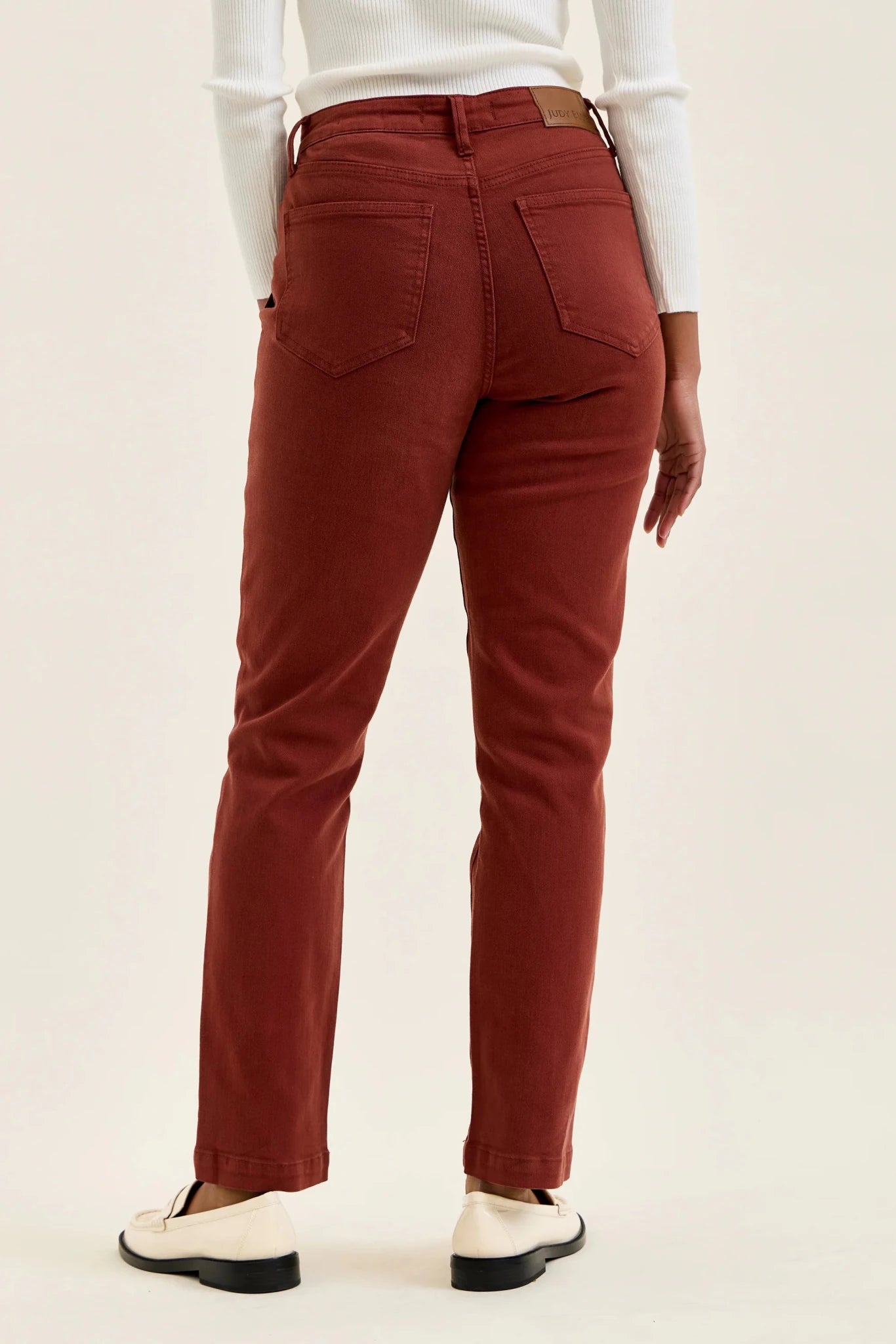 Judy Blue Aurora Weekender Jeans in Pumpkin Spice - The Bronze Butterfly