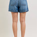 Judy Blue Featherweight Baggy Shorts | High Waist | The Bronze Butterfly - The Bronze Butterfly