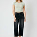 Judy Blue High Waist Destroy Raw Crop Wide - The Bronze Butterfly