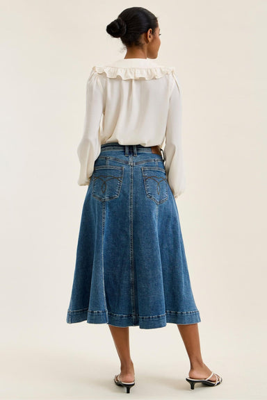 Judy Blue High Waist Lasso Stone Denim Skirt - The Bronze Butterfly