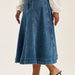 Judy Blue High Waist Lasso Stone Denim Skirt - The Bronze Butterfly