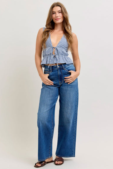 Judy Blue High Waist Wilhelmina Baggy Jeans - The Bronze Butterfly
