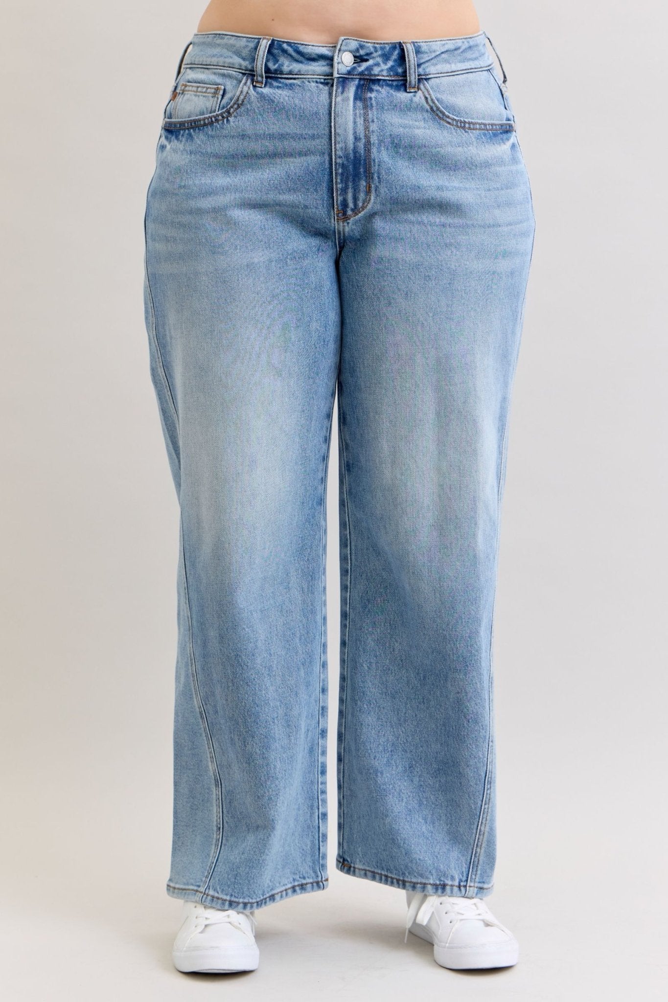 Judy Blue High Waist Wilhemina Rigid Magic Twisted Side Seam Plus Size - The Bronze Butterfly