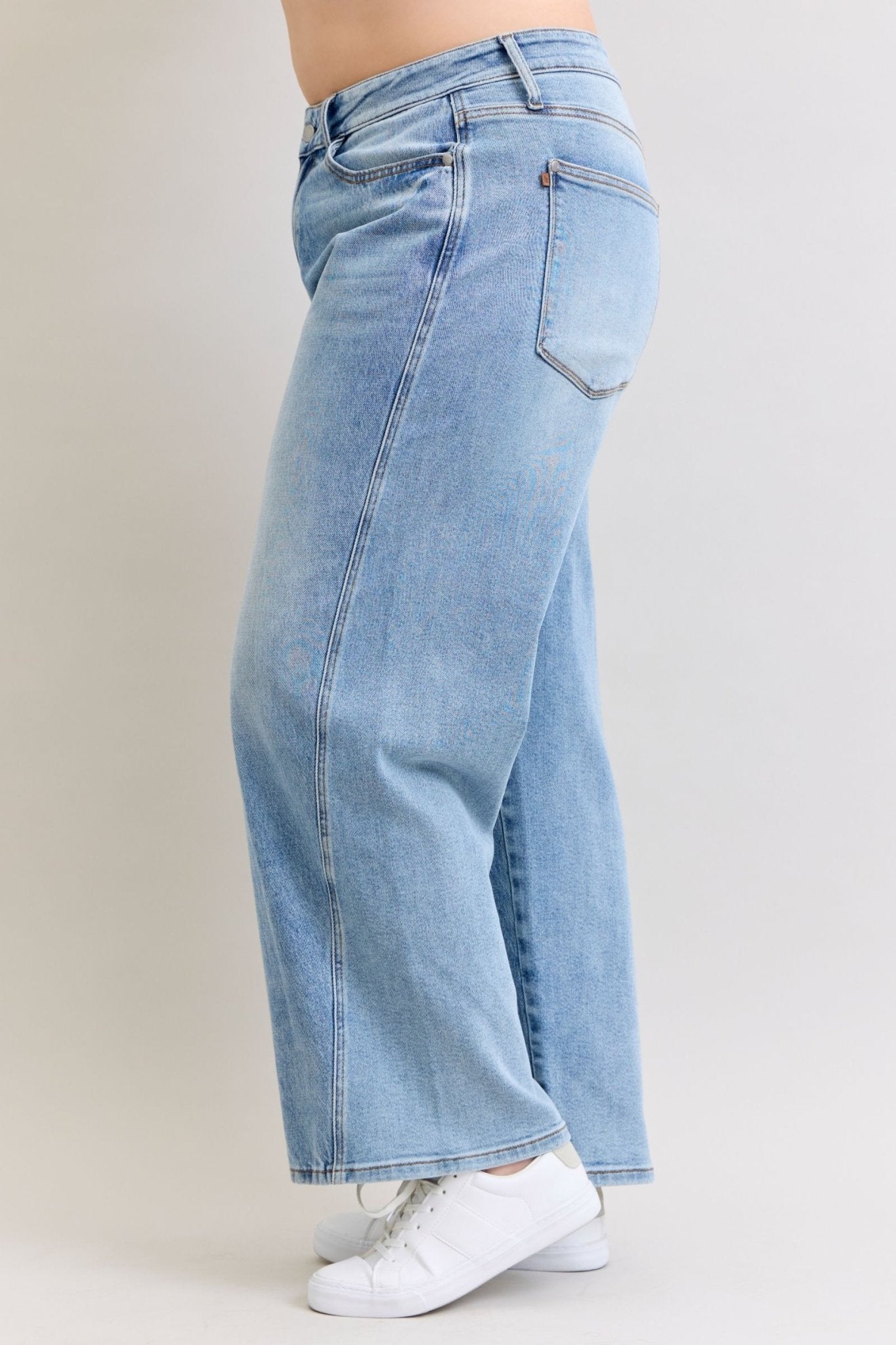 Judy Blue High Waist Wilhemina Rigid Magic Twisted Side Seam Plus Size - The Bronze Butterfly