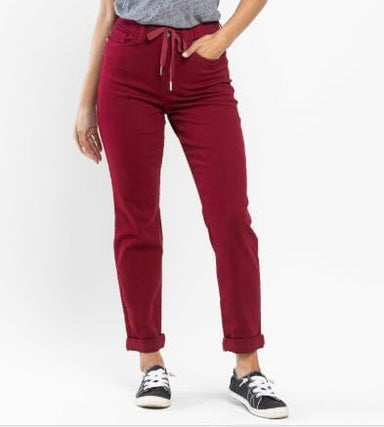 Judy Blue Joggers Scarlett - The Bronze Butterfly