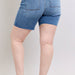 Judy Blue Mid Rise Bermudas w/ Back Flap Pockets - Regular & Plus Size - The Bronze Butterfly