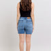 Judy Blue Mid Rise Bermudas w/ Back Flap Pockets - Regular & Plus Size - The Bronze Butterfly