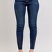 Judy Blue Mid Rise Western Embroidery Detail Skinny Jeans - The Bronze Butterfly