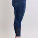 Judy Blue Mid Rise Western Embroidery Detail Skinny Jeans Plus Size - The Bronze Butterfly