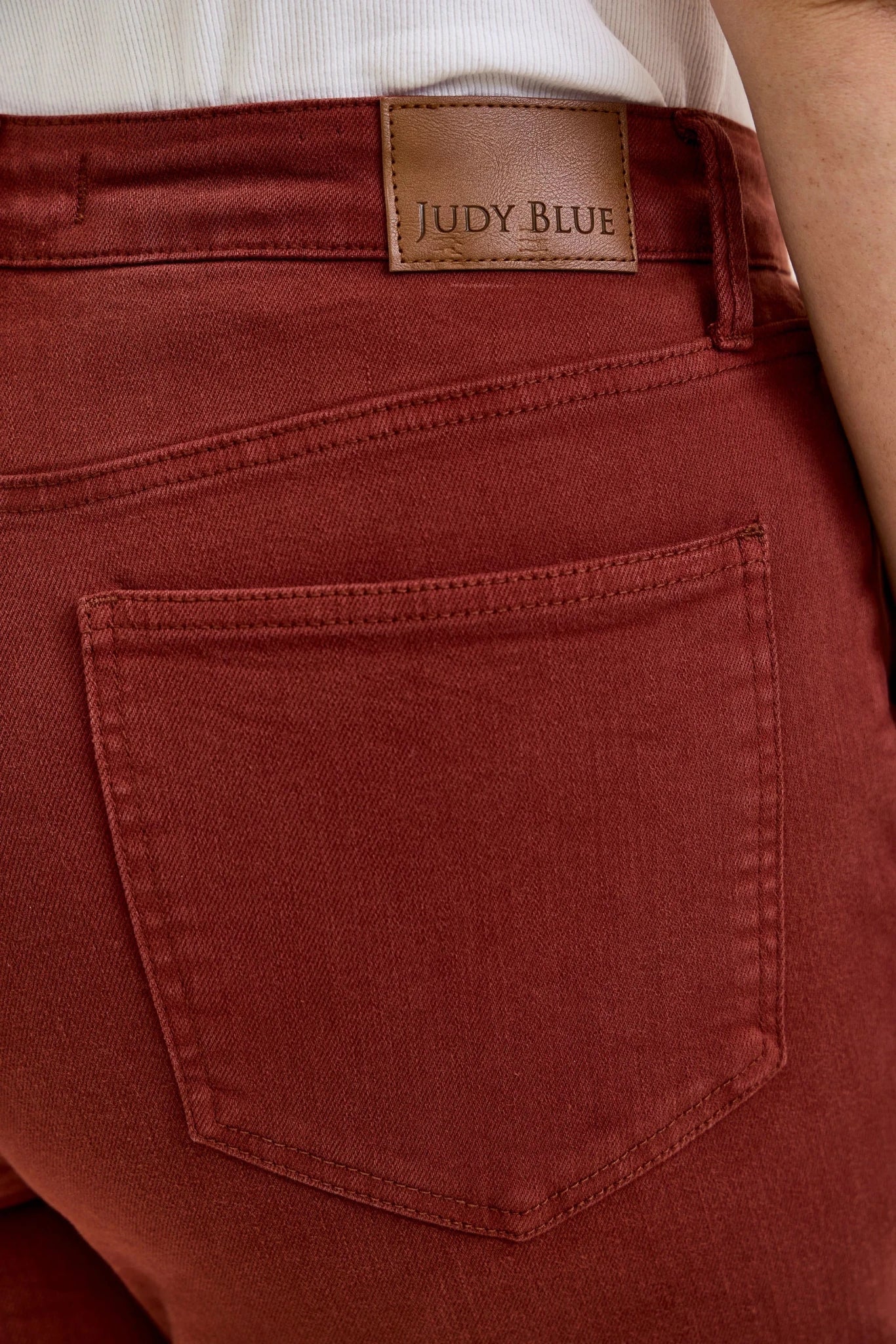 Judy Blue Plus Size Pumpkin Spice High-Waist Weekender Jeans - The Bronze Butterfly