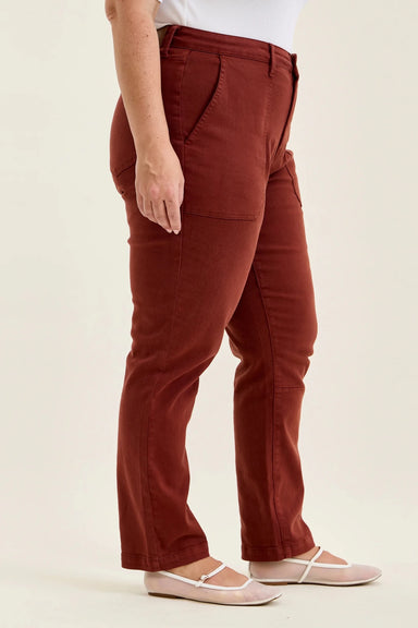 Judy Blue Plus Size Pumpkin Spice High-Waist Weekender Jeans - The Bronze Butterfly