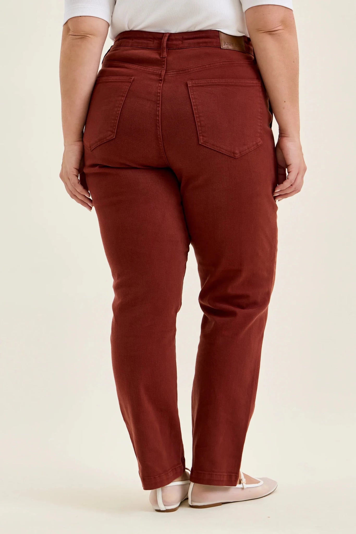 Judy Blue Plus Size Pumpkin Spice High-Waist Weekender Jeans - The Bronze Butterfly