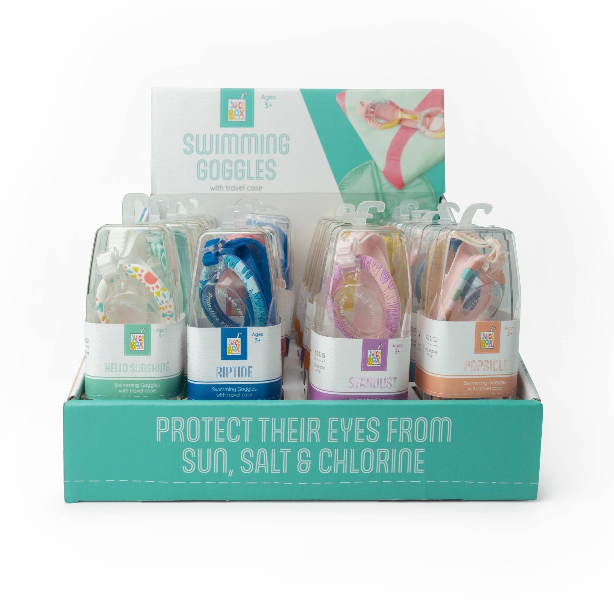 Juice Box 2nd Generation Kids Swimming Goggles - The Bronze Butterfly