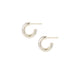 Just Dance Mini Hoop Earrings Gold - The Bronze Butterfly