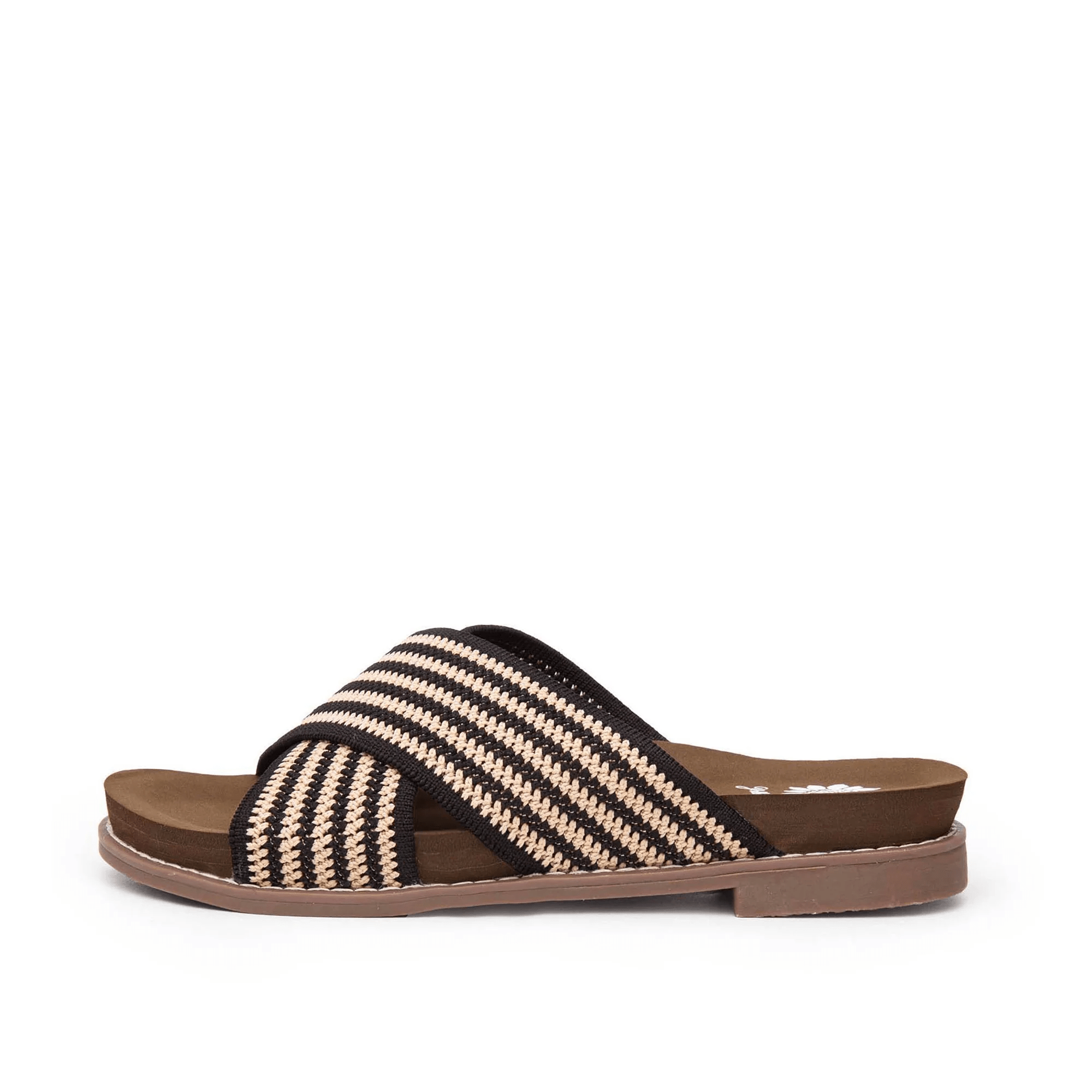 Kable Slide Sandal - Black - The Bronze Butterfly