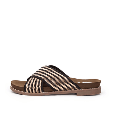 Kable Slide Sandal - Black - The Bronze Butterfly