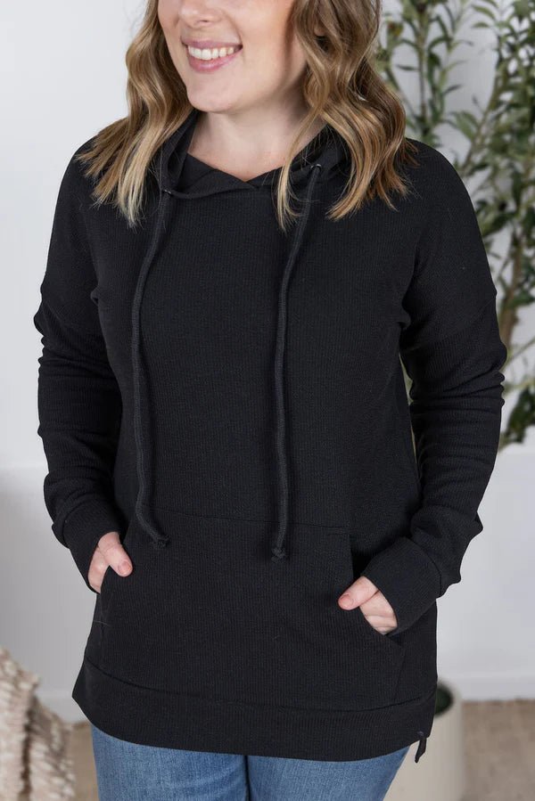 Kacey Ribbed Hoodie - The Bronze Butterfly