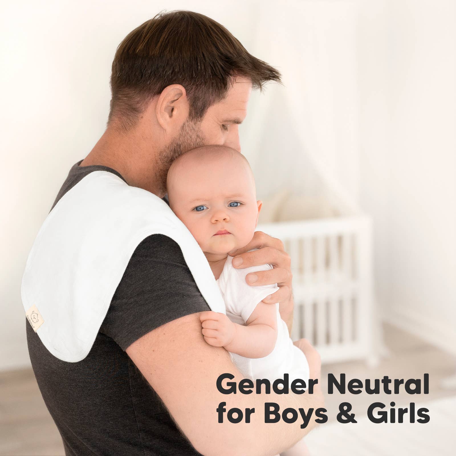 KeaBabies 5 - Pack Softe Burp Cloths - The Bronze Butterfly