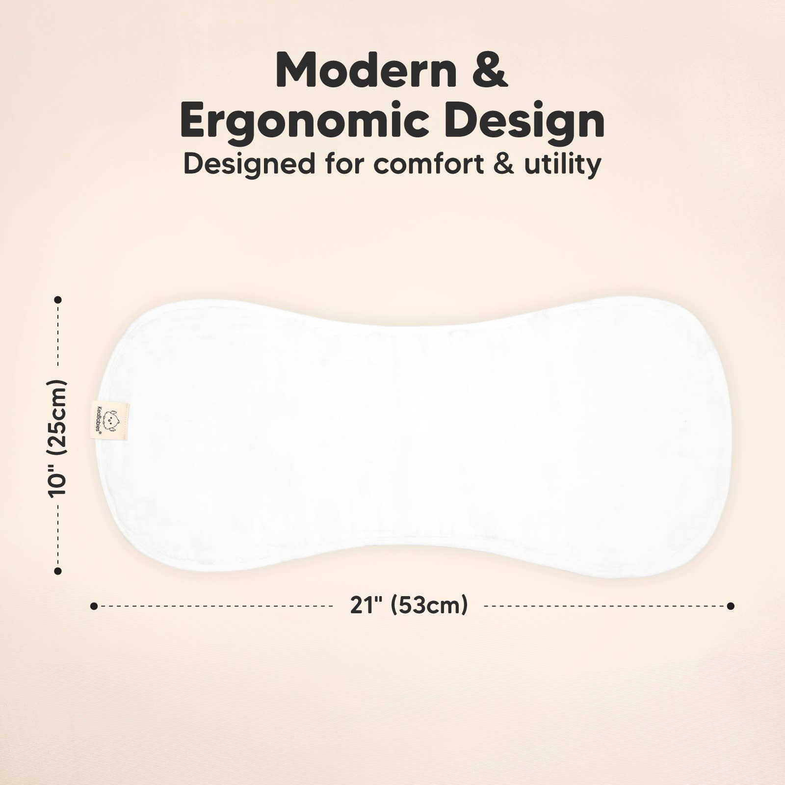 KeaBabies 5 - Pack Softe Burp Cloths - The Bronze Butterfly